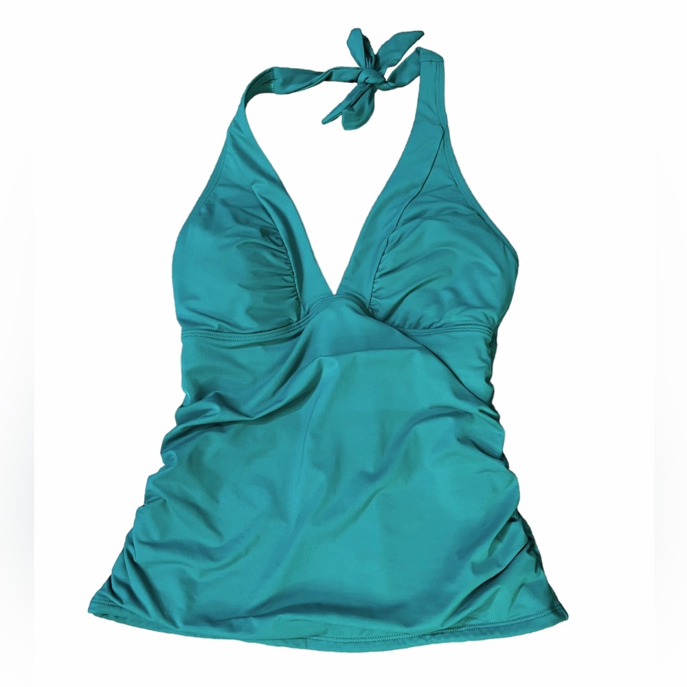 Athleta Teal Halter Bikini Top